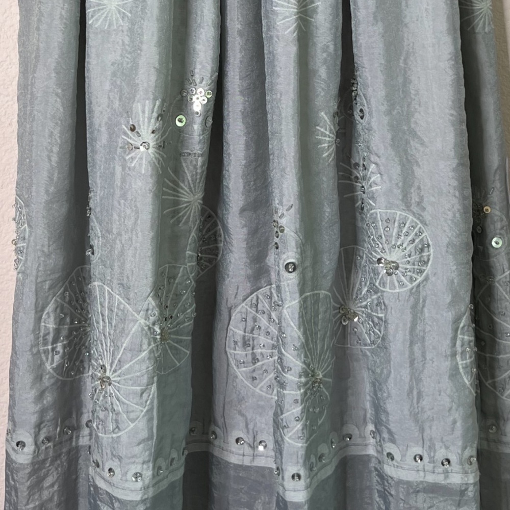 Lapis Anthropologie Women’s Light Gray Convertible Strapless Dress OR Skirt OS - Picture 4 of 7